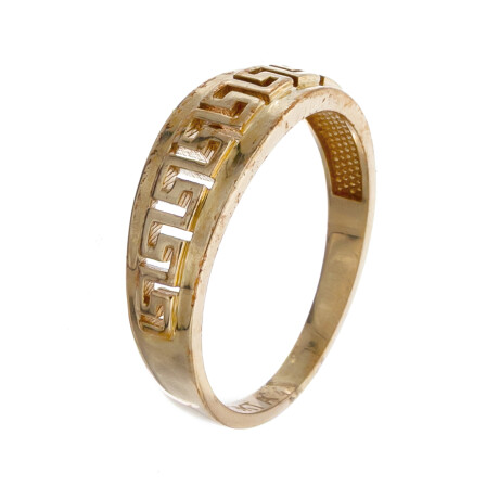 Anillo de oro 9 ktes, GUARDA GRIEGA Anillo de oro 9 ktes, GUARDA GRIEGA
