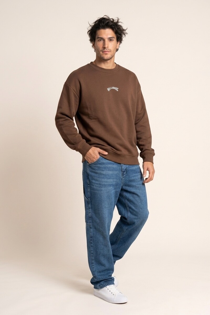 SWEATER ARCH OVER H-marron
