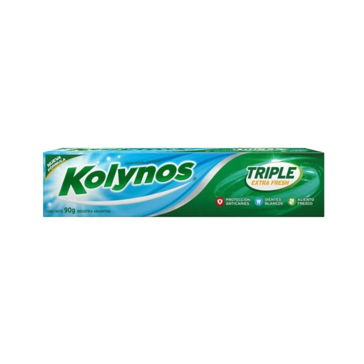 Kolynos Pasta de Dientes Triple Extra Fresh 90gr – Limpieza Profunda