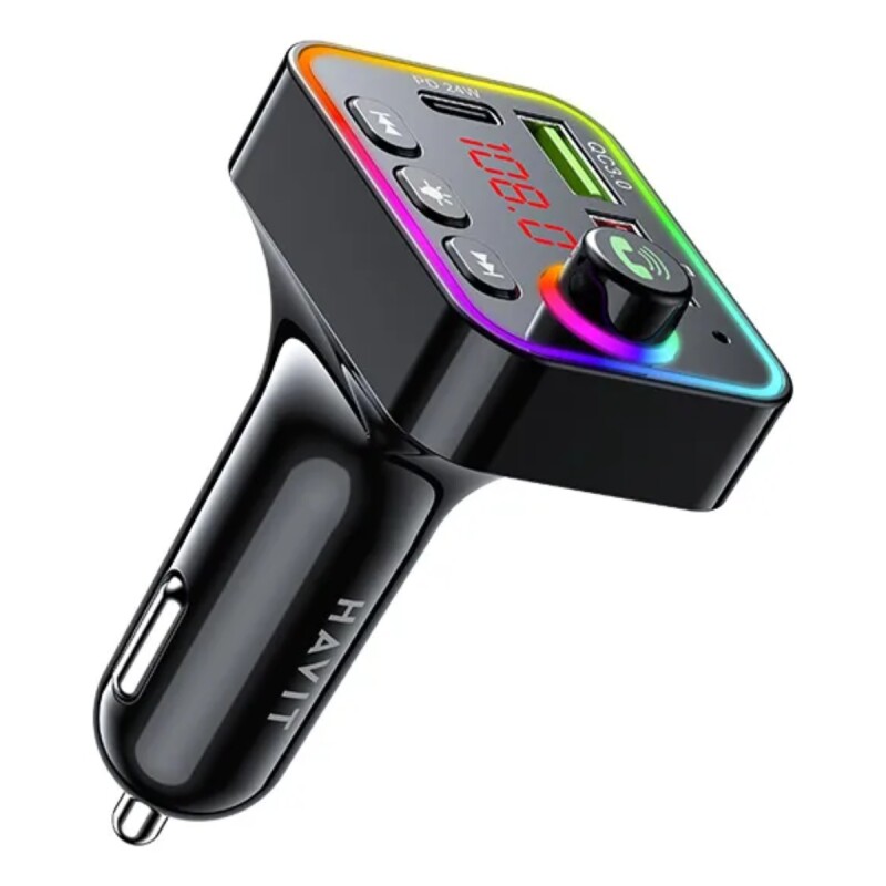 Transmisor Havit HVFM819BT FM BT para auto Transmisor Havit HVFM819BT FM BT para auto