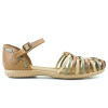 Sandalias Country Tiras de Mujer - 31401 Ambar-multicolor