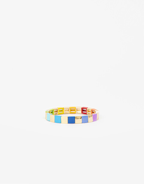 Pulseras Elásticas Color Pulsera Elástica Colores - Combinacion Multicolor