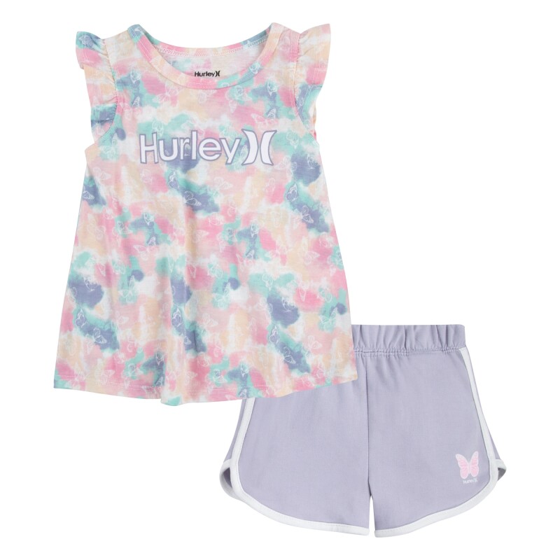 Conjunto Flutter Slv Tee Set de Niña Multicolor