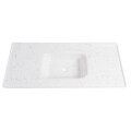 MESADA MARMOLINA 1.20 MT CON VALVULA PLASTICA - VETEADO BLANCO MESADA MARMOLINA 1.20 MT CON VALVULA PLASTICA - VETEADO BLANCO