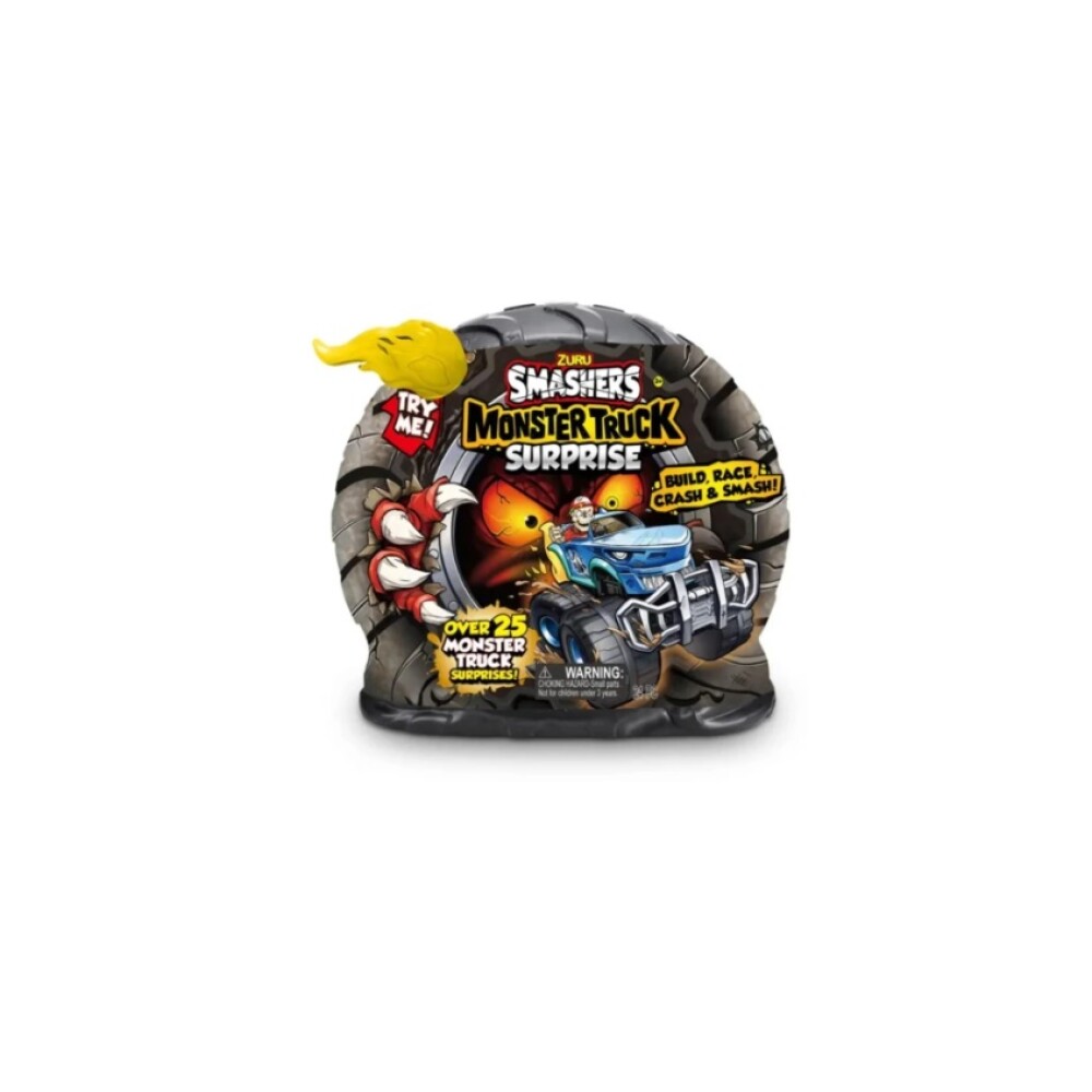 Smashers - Monster Truck Wheels + 20 Sorpresas SMASHERS - MONSTER TRUCK WHEELS + 20 SORPRESAS