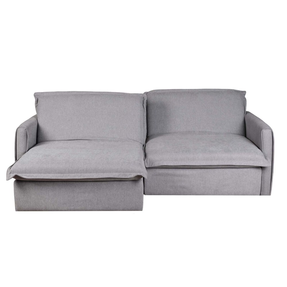 SOFÁ CAMA 3 CUERPOS TELA GRIS VERONA