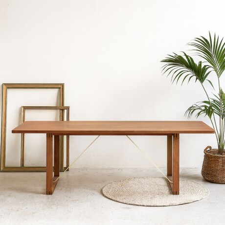 MESA DE COMEDOR HERBS MARRÓN - UNICO