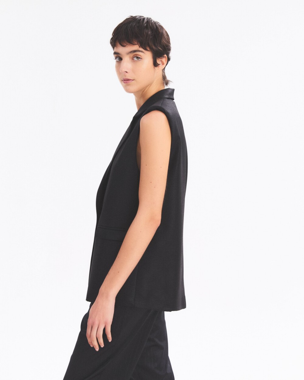 Chaleco Sheen Negro