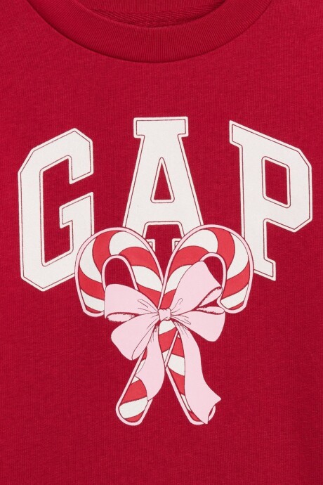 Buzo Deportivo Niña Candy Cane