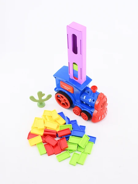 TREN DOMINO 60 PIEZAS MULTICOLOR