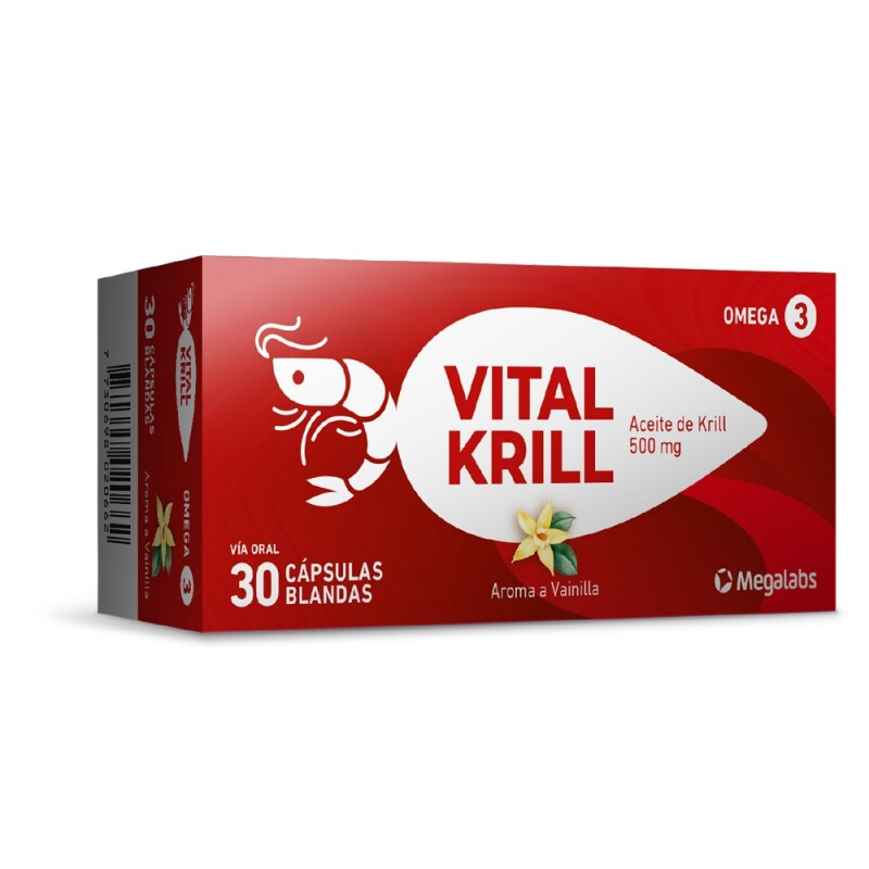 Vital Krill 500 Mg. 30 Comp. Vital Krill 500 Mg. 30 Comp.