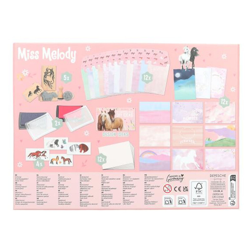 Juego de sellos Stamping Fun Miss Melody Top Model Juego de sellos Stamping Fun Miss Melody Top Model