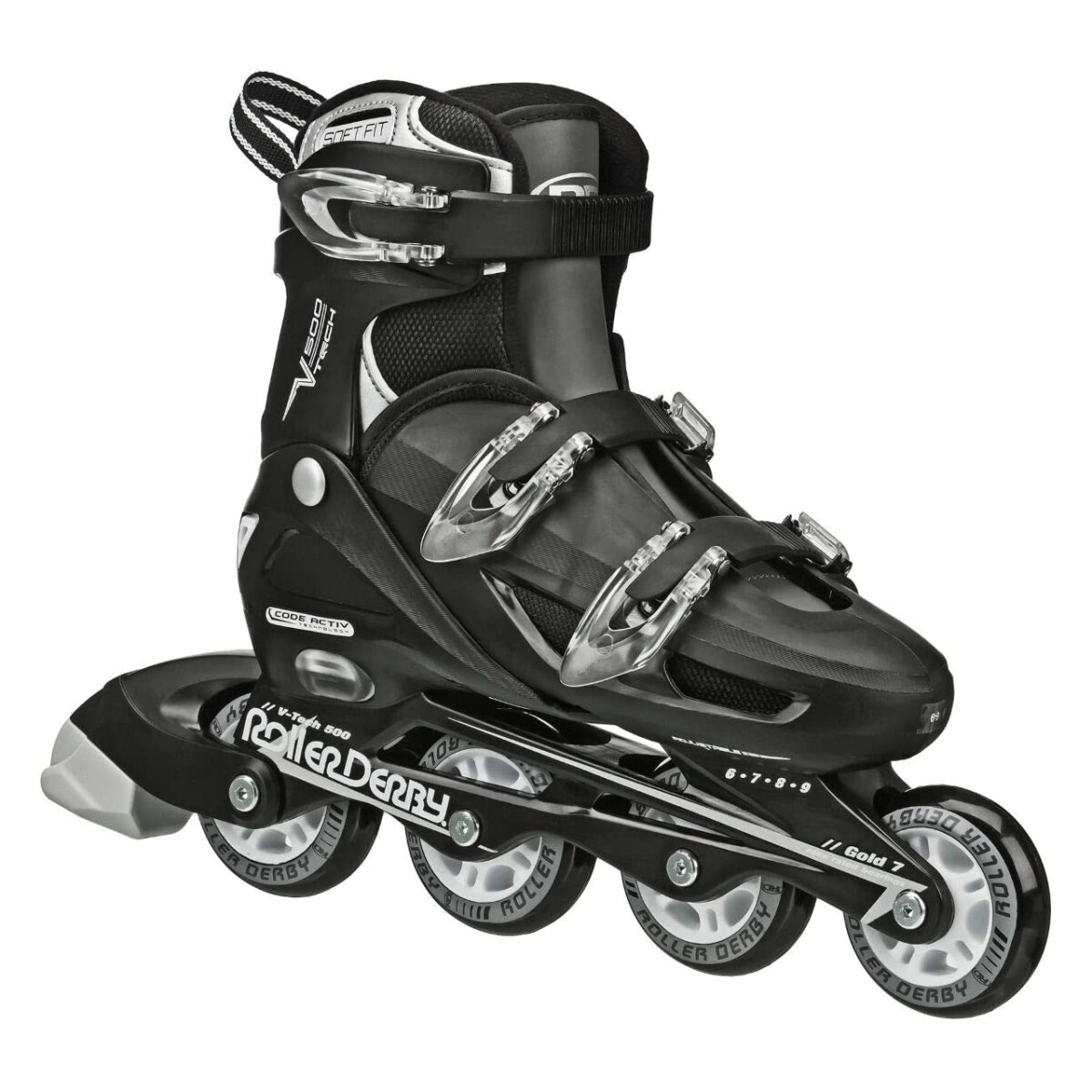 Rollers Roller Derby V500 Tech Extensible 39-43 - Negro 