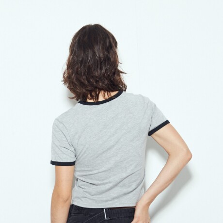 REMERA LAGUNARIA Gris Claro Melange