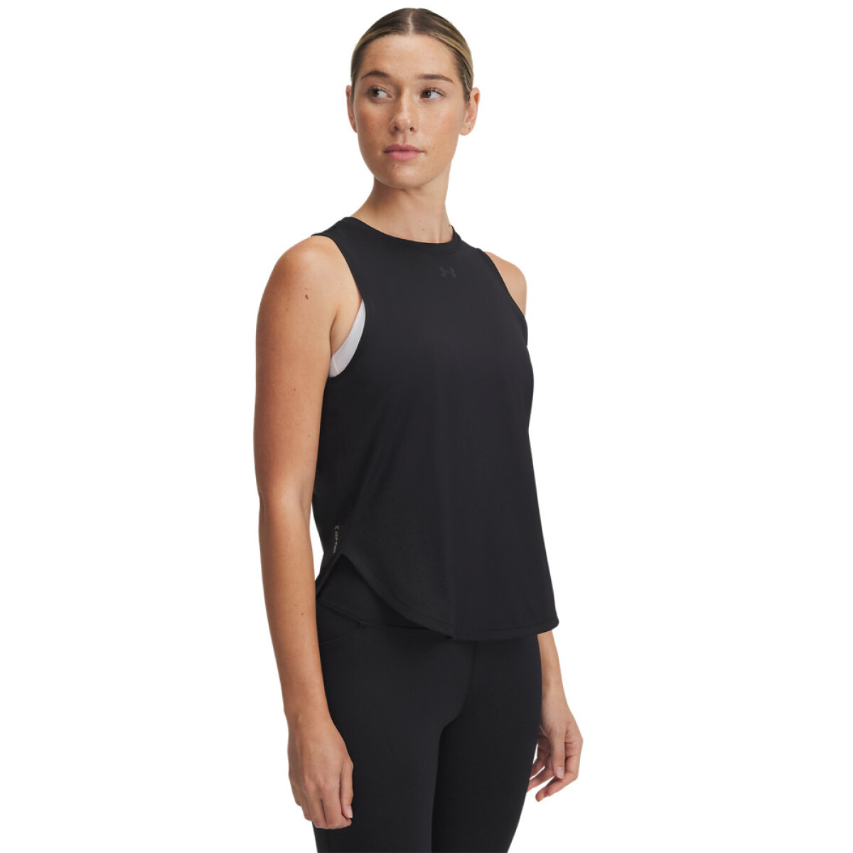UA Launch Elite Tank-PPL - BLK-001 