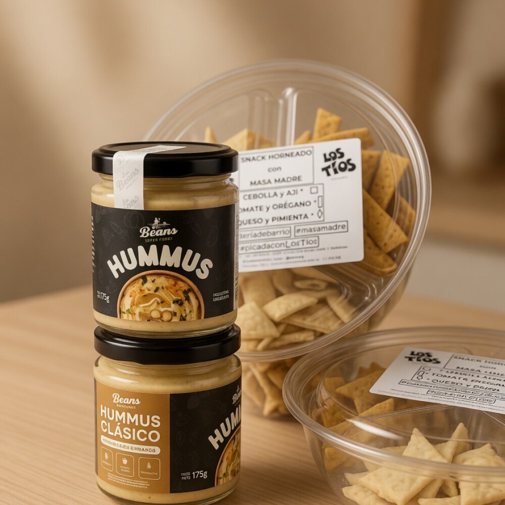 Snacks Horneados con Hummus Snacks Horneados con Hummus