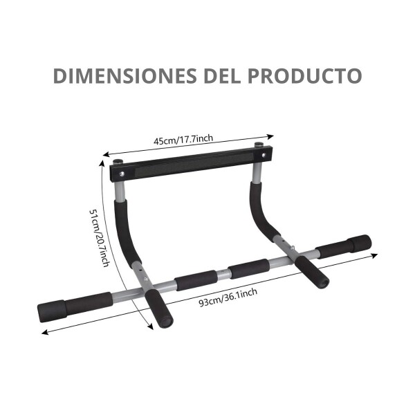 Barra de Dominadas Multifunción Barra de Ejercicio Pull Up Resistencia Barra de Dominadas Multifunción Barra de Ejercicio Pull Up Resistencia