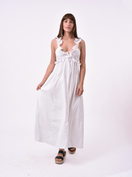 VESTIDO PUNE BLANCO