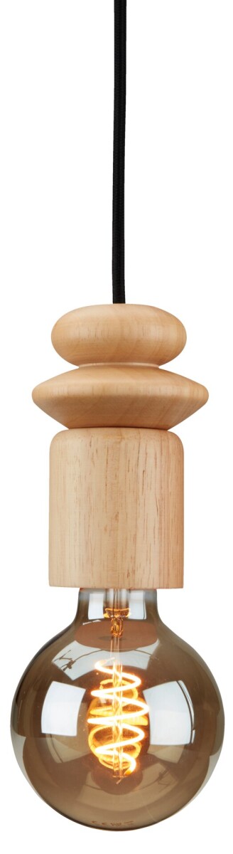Lámpara de techo ASMIND Ø8xA13cm madera 