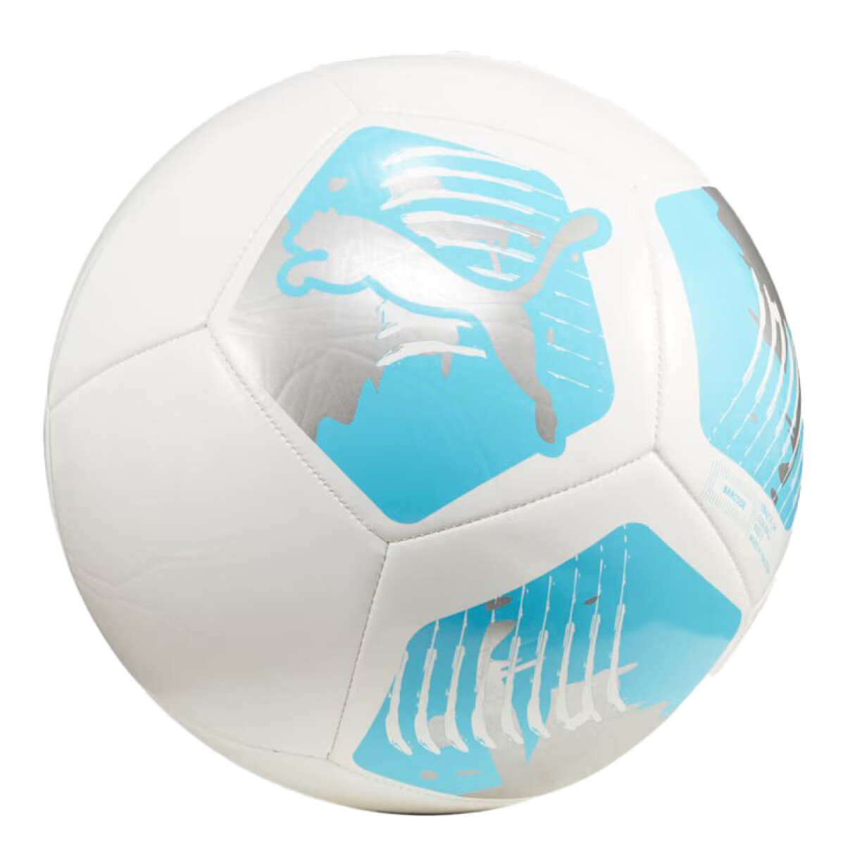 Pelota Puma Big Cat - Blanco - Turquesa - Negro 