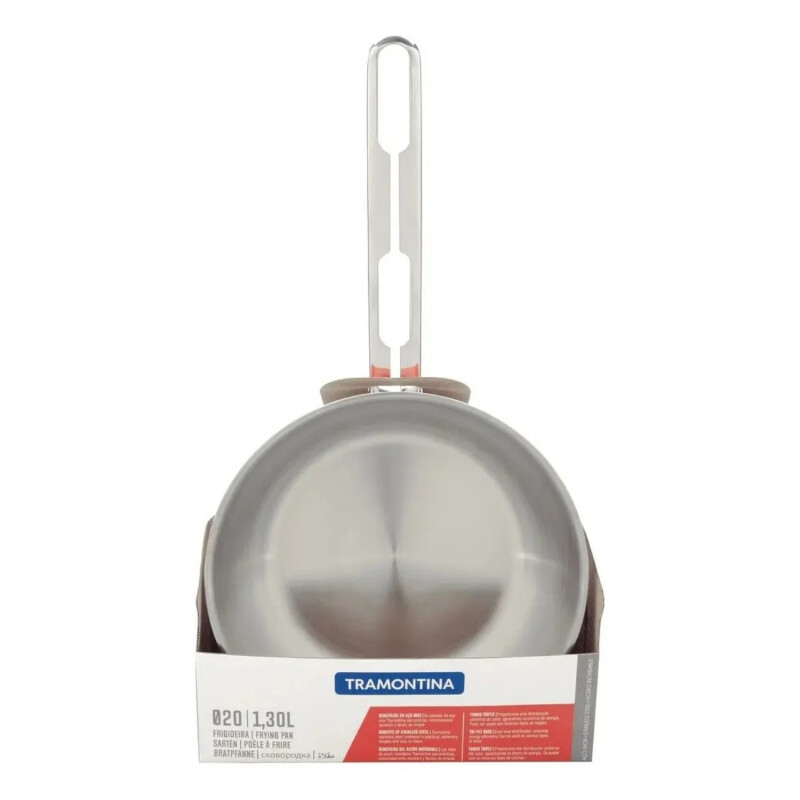 Sartén Tramontina Allegra en acero inox 20 cm Sartén Tramontina Allegra en acero inox 20 cm