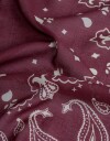 Pañuelos Raso Estampados Varios Pañuelo Estampa Paisley Burgundy - Combinacion Multicolor