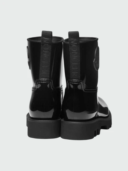 Moncler -Botas de lluvia antideslizantes, Ginette Negro
