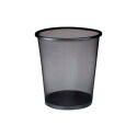 PAPELERA DE ESCREITORIO ACERO 11LTS MOR NEGRO