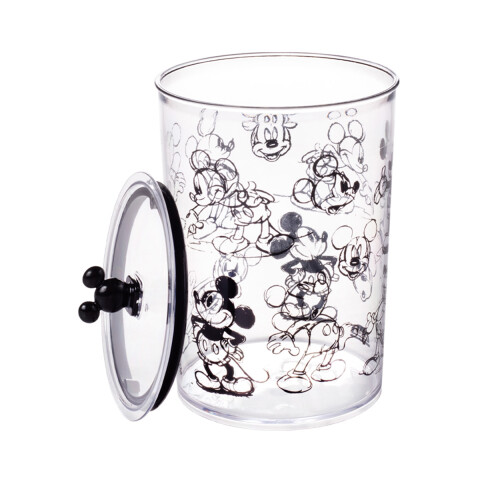 Pote Cilíndrico Plástico Tapa con Forma Mickey 1 Lt U