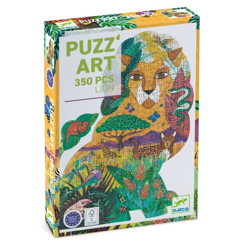 PFORM350 Puzzle Arte 46x60 Cm 350 Pcs 6+ Djeco - León