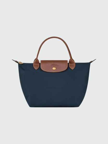 Longchamp - Le Pliage Original Bolso con Asa Superior S Azul