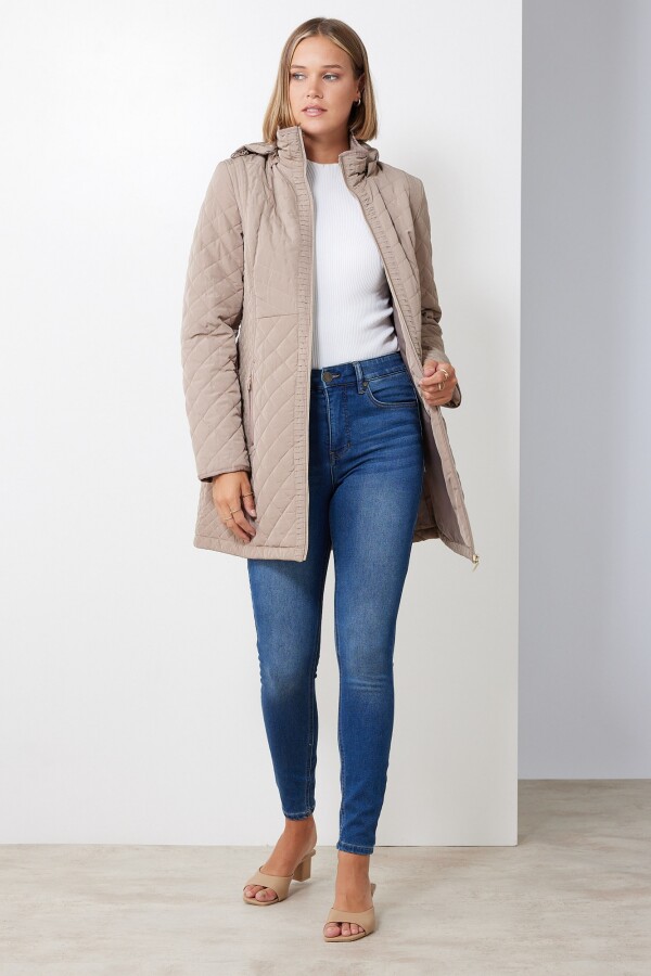 Campera Capitoneada BEIGE