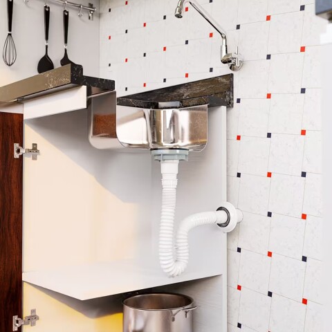 Adaptador de sifón blanco 1.1/2" x 50mm Adaptador De Sifón Blanco 1.1/2" X 50mm