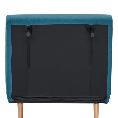 Sillon cama Trifold 1 cuerpo Azul petróleo