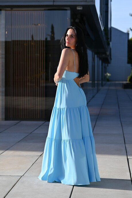 Vestido Oriana Celeste