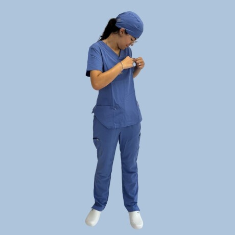 Set Médico Elastizado dama ARGON Índigo