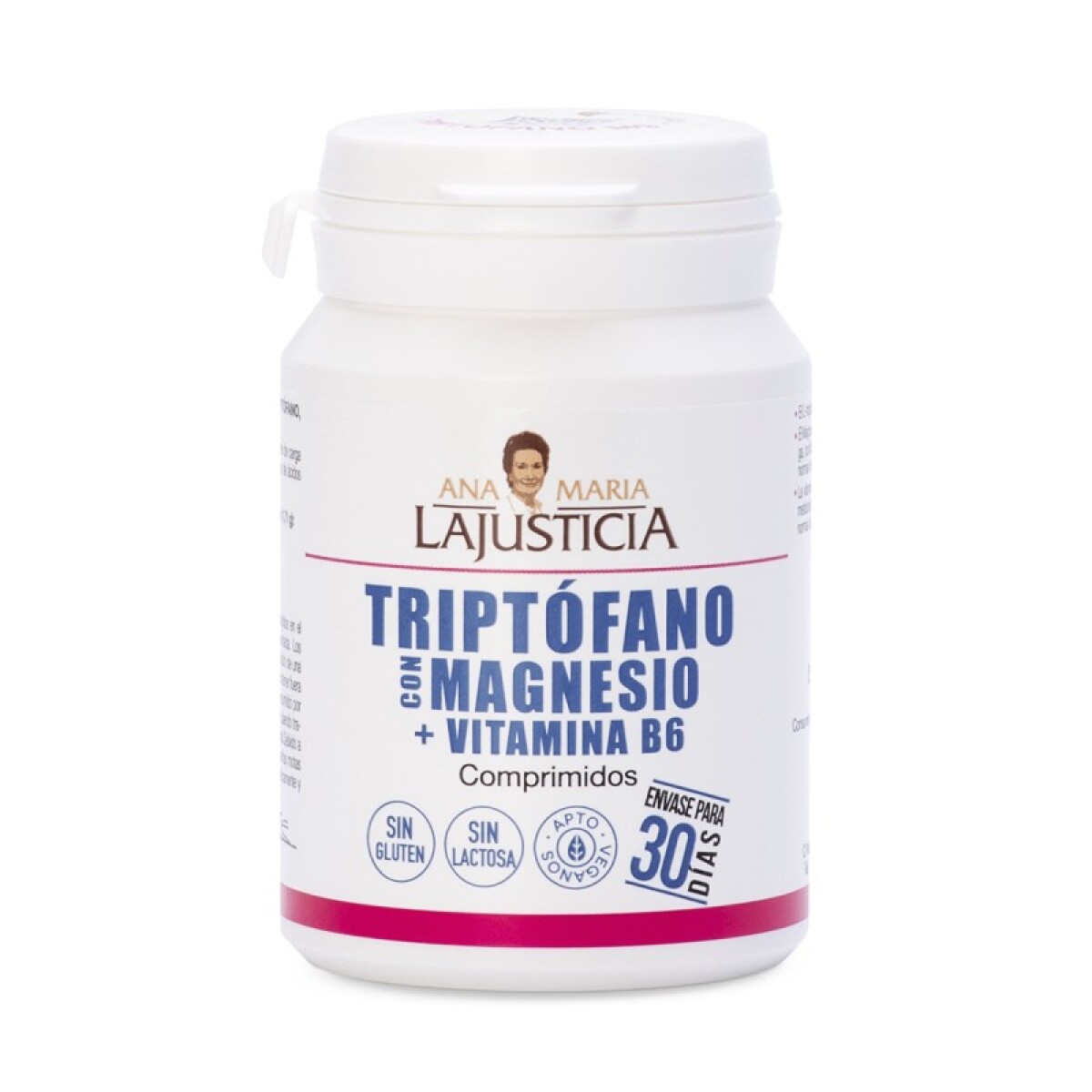 Triptófano con Magnesio + B6 Ana María Lajusticia 