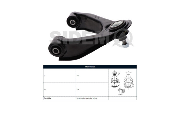 Parilla De Suspension Delantera Nissan D22 96-25 Izq Parilla De Suspension Delantera Nissan D22 96-25 Izq