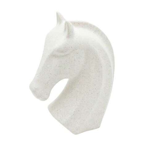 FIGURA CERAMICA CABALLO GRIS CL 20X27CM Unica