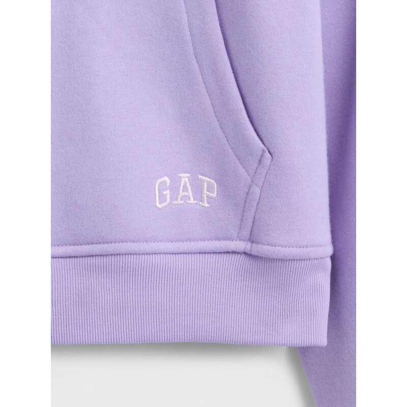 VTG SOFT 1/4 ZIP KANGA PO WARM VIOLET 568