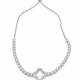 Pulsera con flor al centro y zirconias Pulsera con flor al centro y zirconias