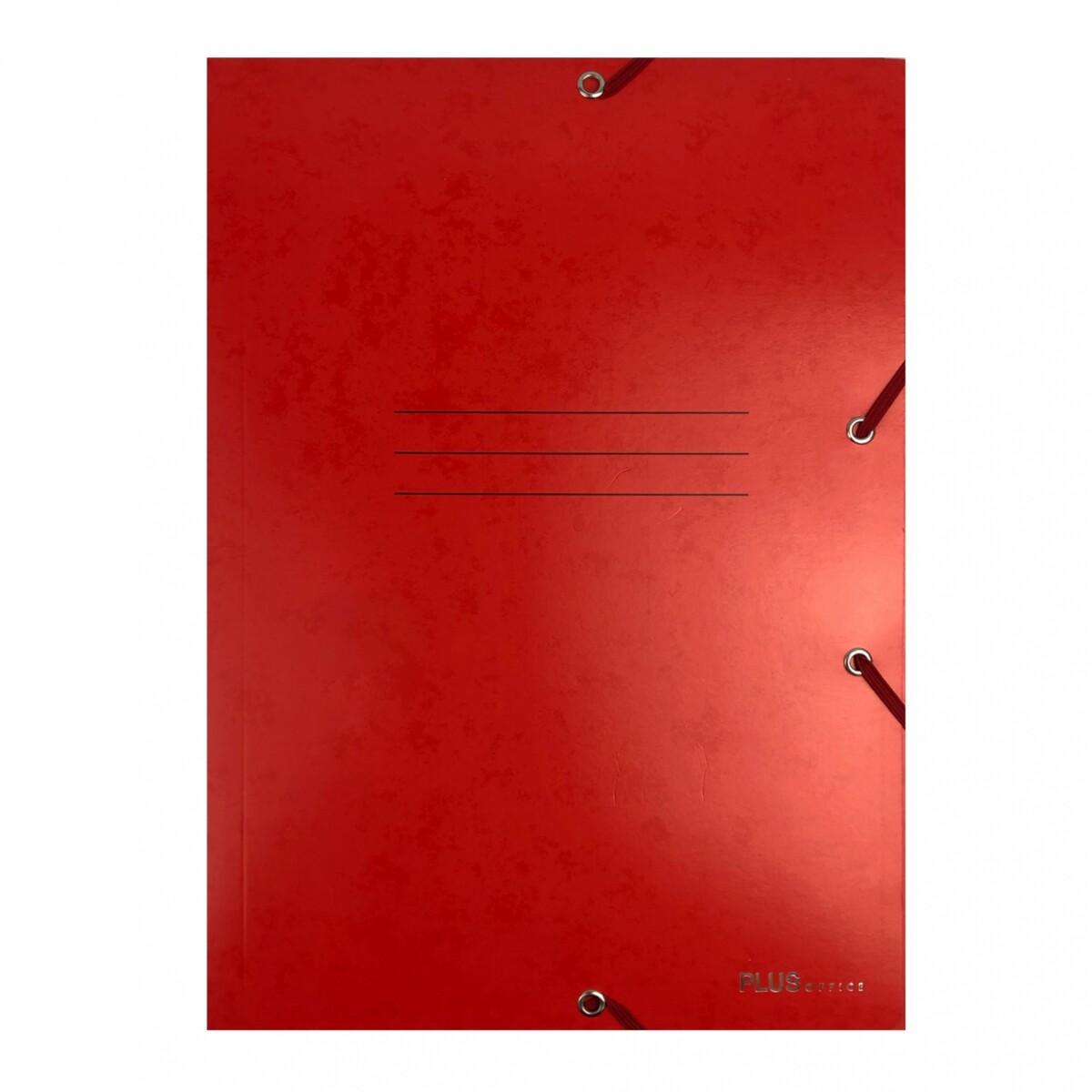 Carpeta con Elástico Plus Office - Rojo 