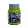PINTURA PARA TELA 37 ML ACRILEX COLOR VERDE MANZANA 802 PINTURA PARA TELA 37 ML ACRILEX COLOR VERDE MANZANA 802