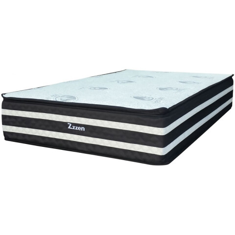 Colchón ZZZEN 1 - Plaza y Media - Espumas EPS - Pillow Top | 110x188x32 cm - EXTRA FIRME Colchón ZZZEN 1 - Plaza y Media - Espumas EPS - Pillow Top | 110x188x32 cm - EXTRA FIRME