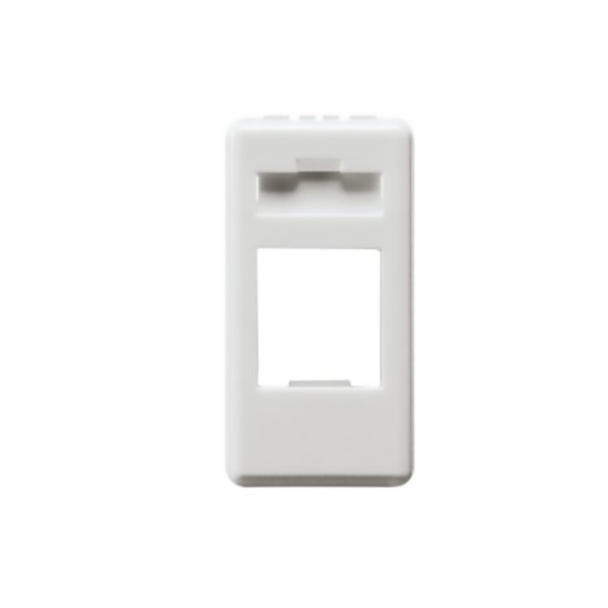 Módulo adaptador calado RJ45 blanco - GC0270 