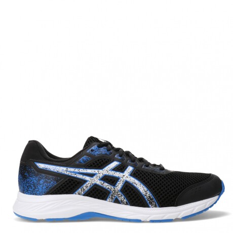 Championes de Hombre Asics Raiden 3 Negro - Azul - Blanco