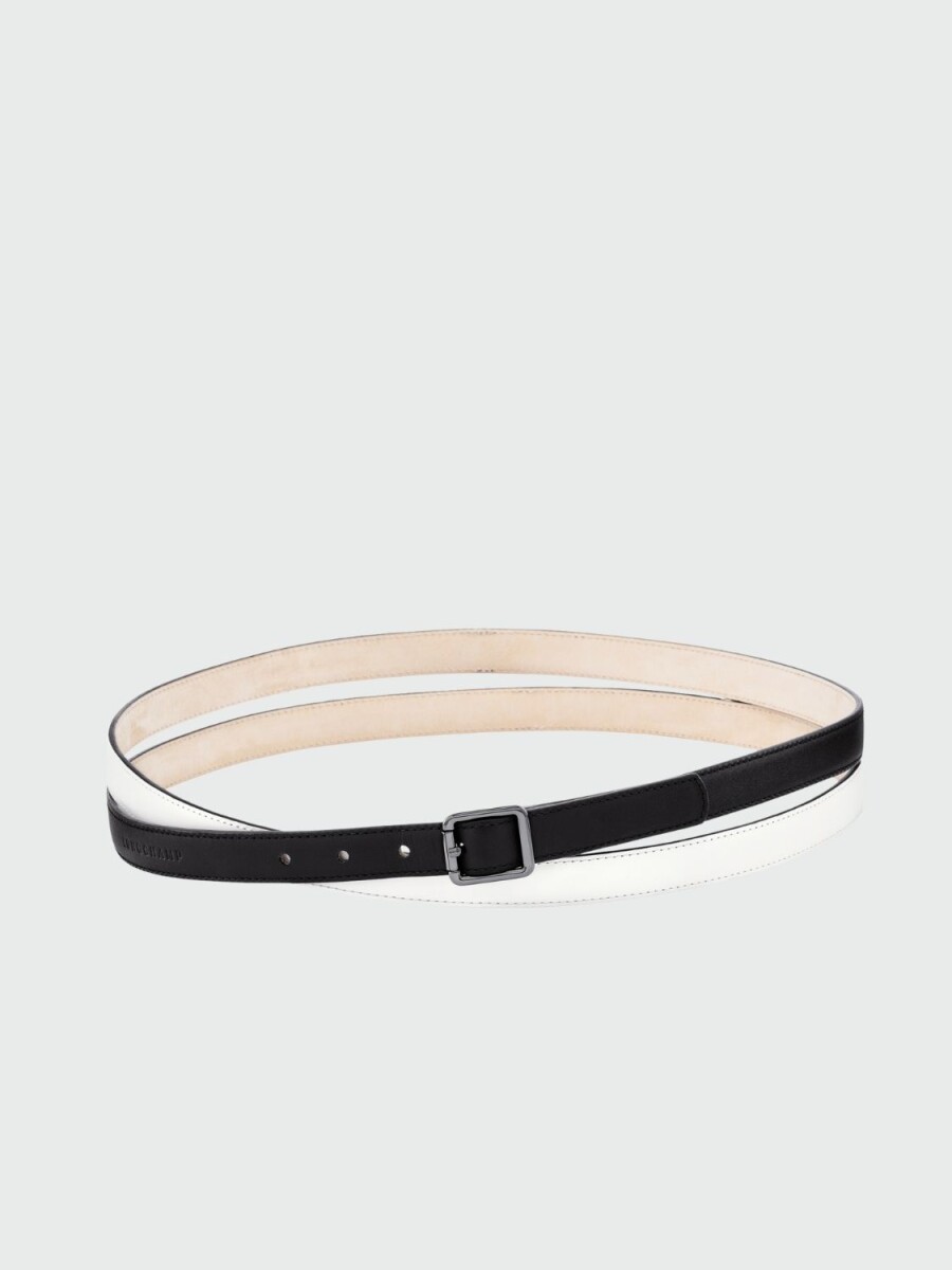 Longchamp -Cinturón fino de cuero - Combinado 
