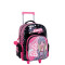 Mochila Infantil Barbie Grande Con Carrito Negro