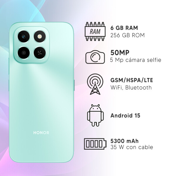 Honor X6c 6gb/256gb 4g TURQUESA