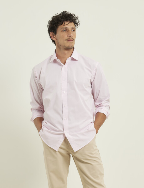 011683 CAMISA VESTIR HARRINGTON LABEL Rosado Medio